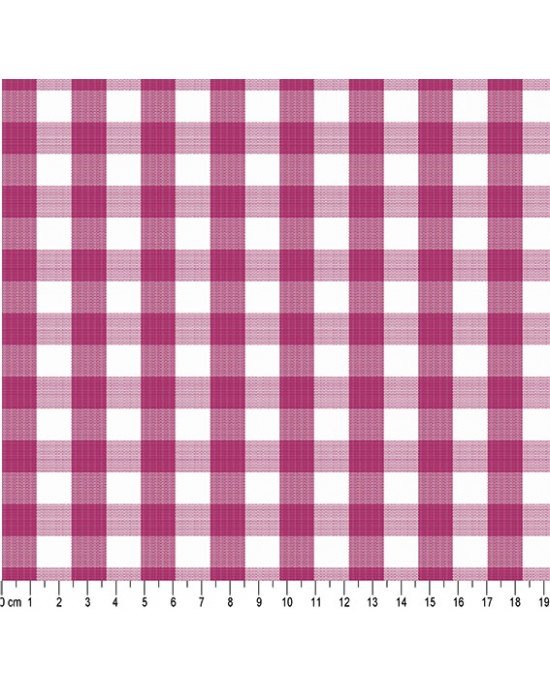 Tecido Fio Tinto Xadrez 20XM cor - 2240 (Pink)